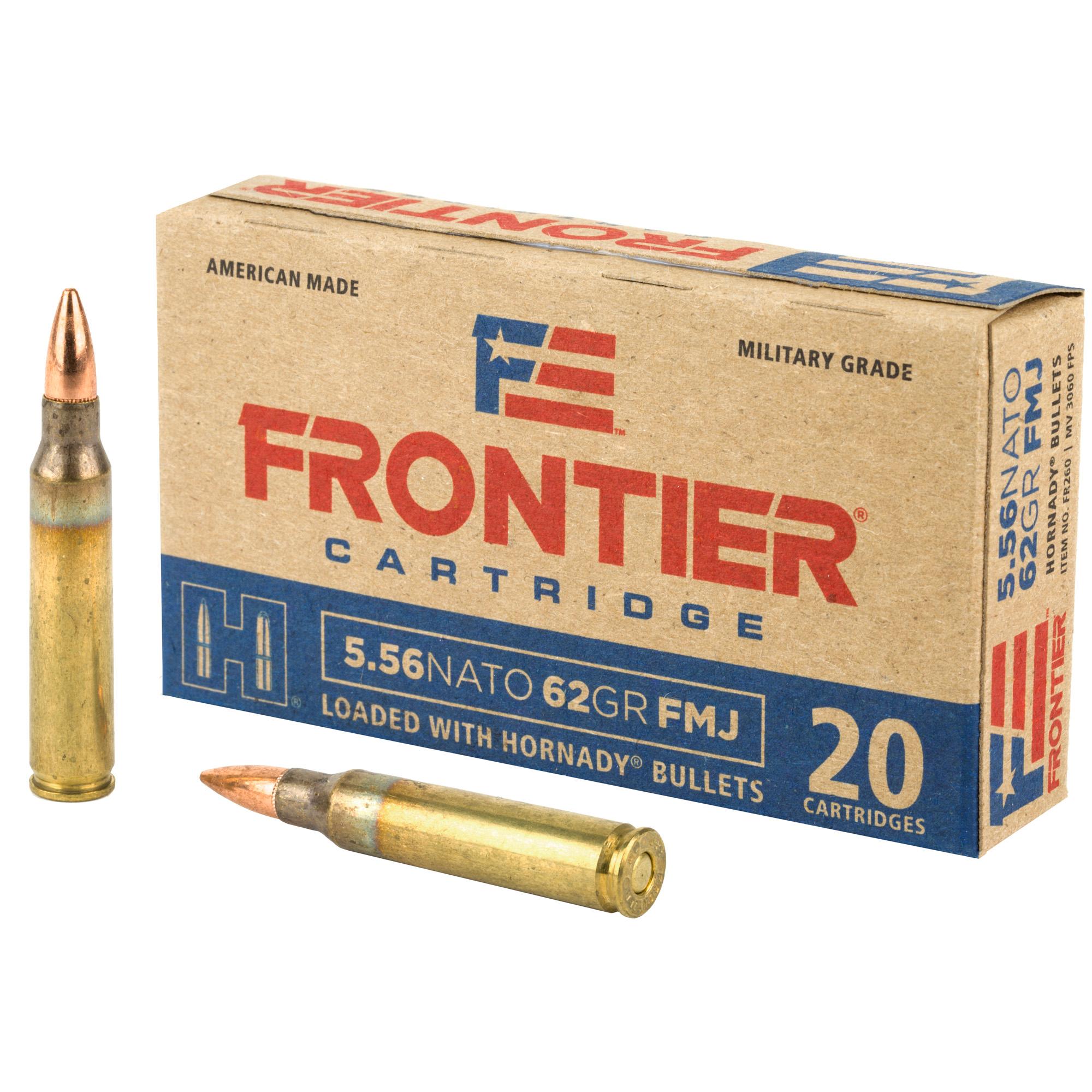 5.56 NATO 62 gr FMJ Frontier