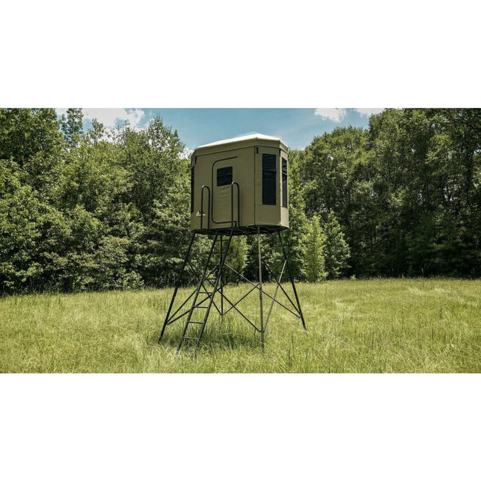 Millennium Q200 Buck Hut Shooting House Box Blind with Tower
